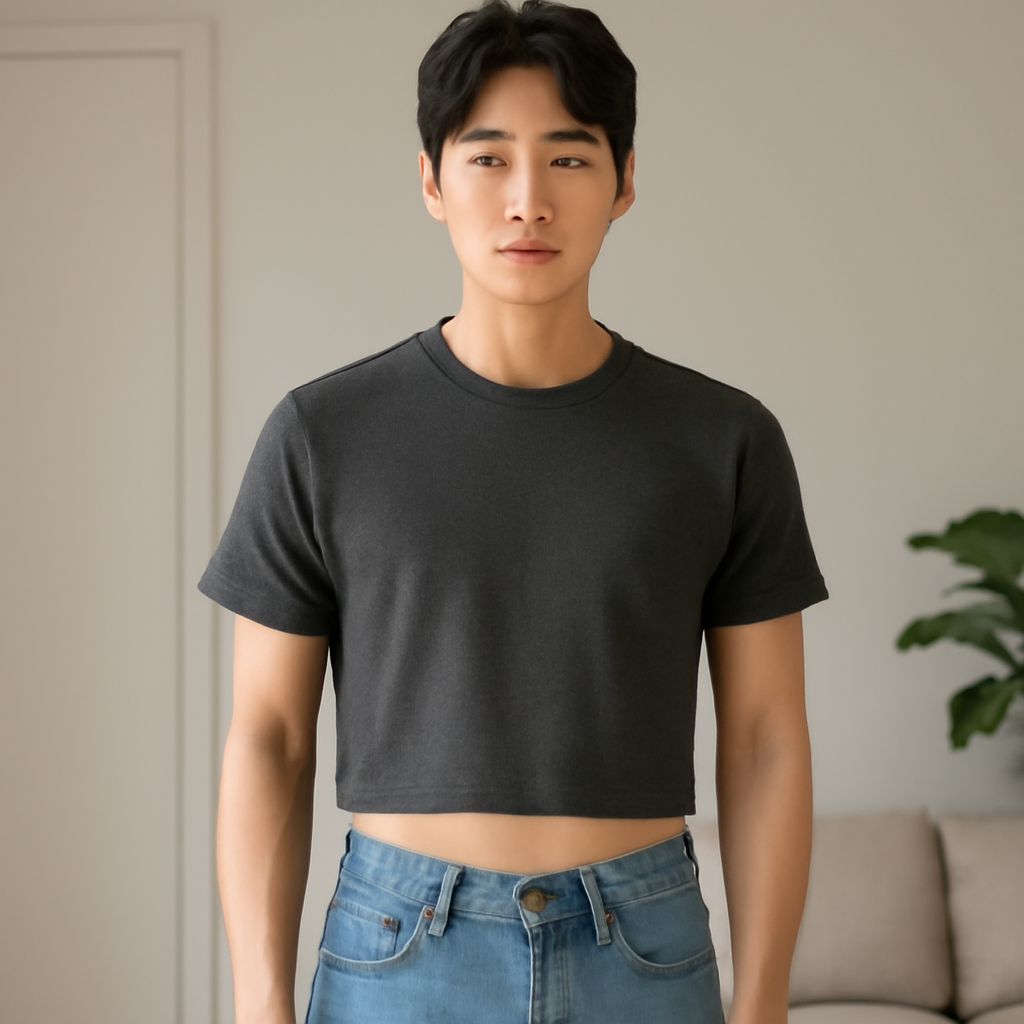 남성크롭티 대표 이미지
